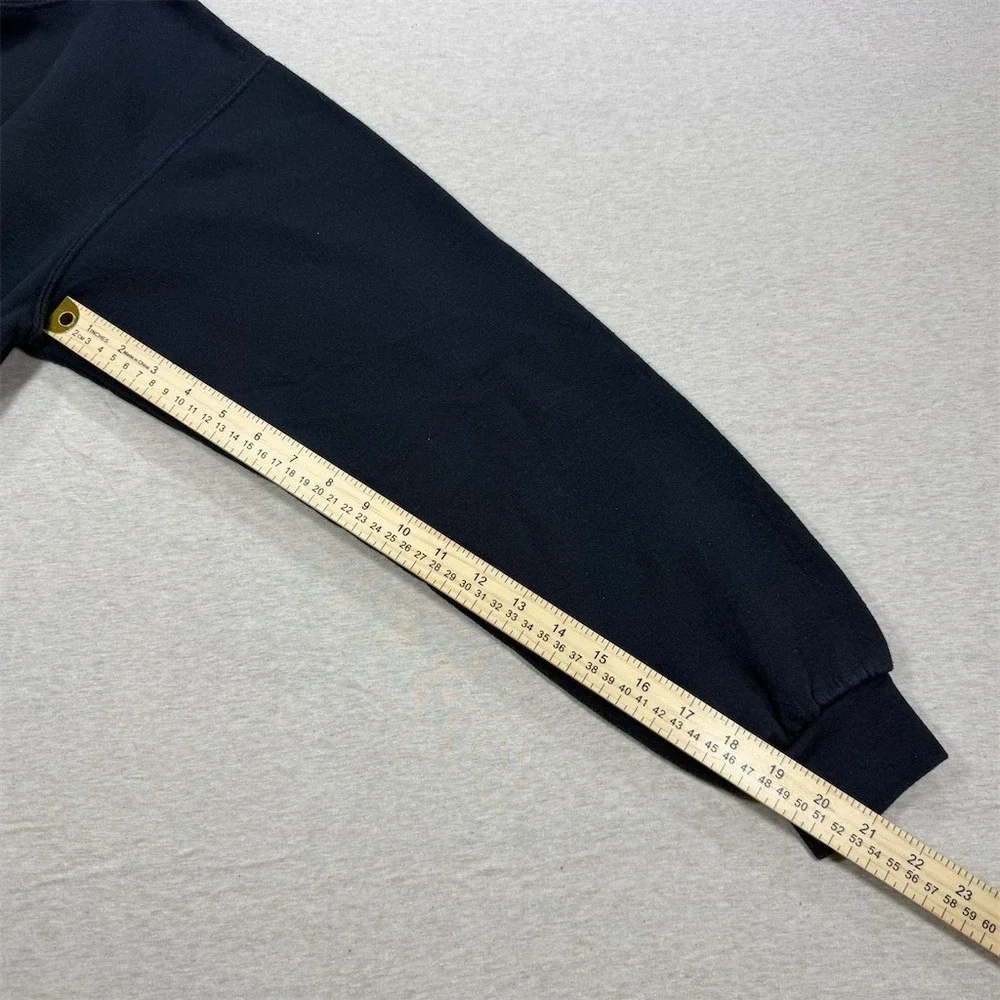 Fruit of the Loom Sweatshirt Mens Size M Black Crew‎ Neck Pullover Fleece